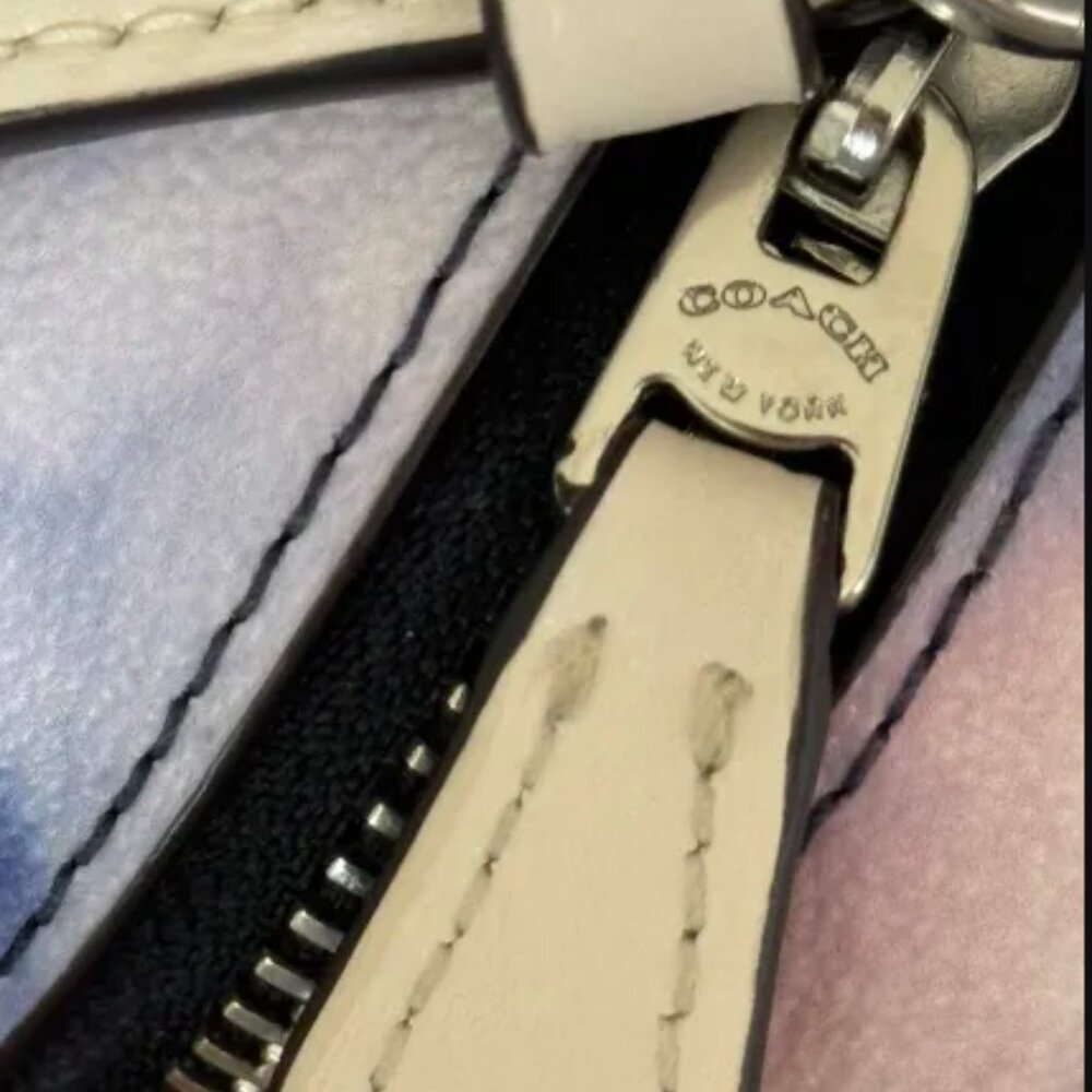Coach Blue Tie-Dye Crossbody Bag - Picture 9 of 16